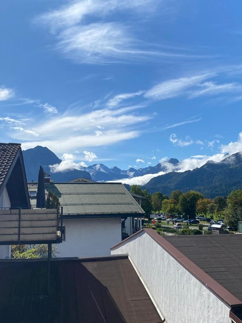 Aussicht vom Balkon