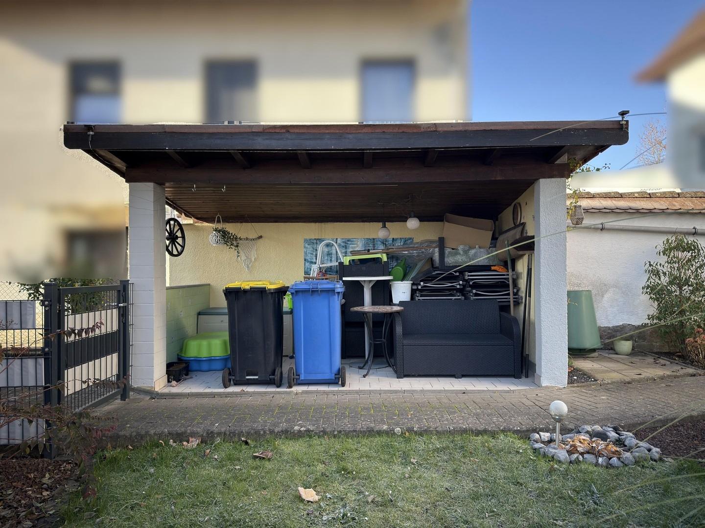 Überdachter Außenbereich 