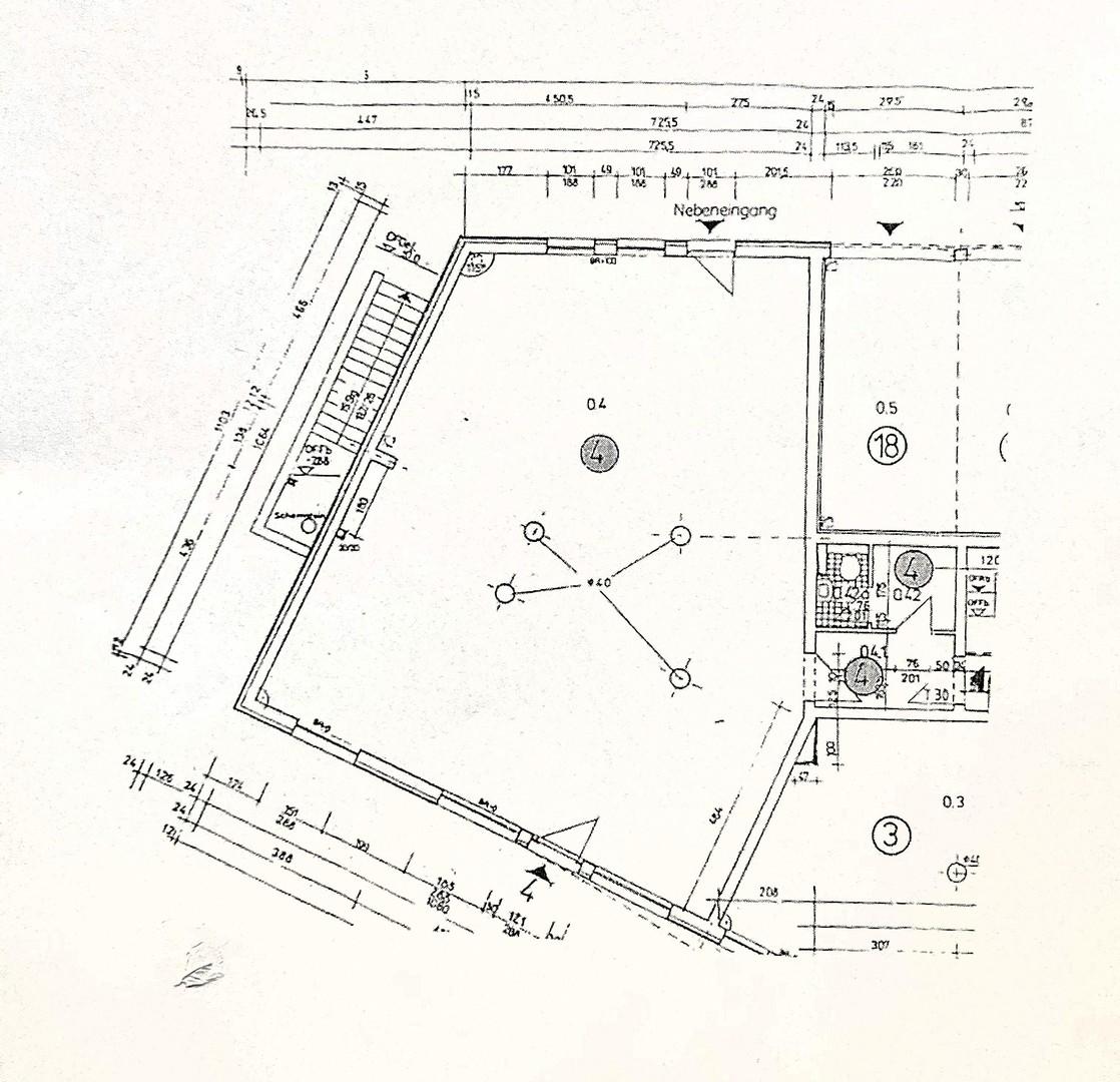 Grundriss ohne Zwischenwände