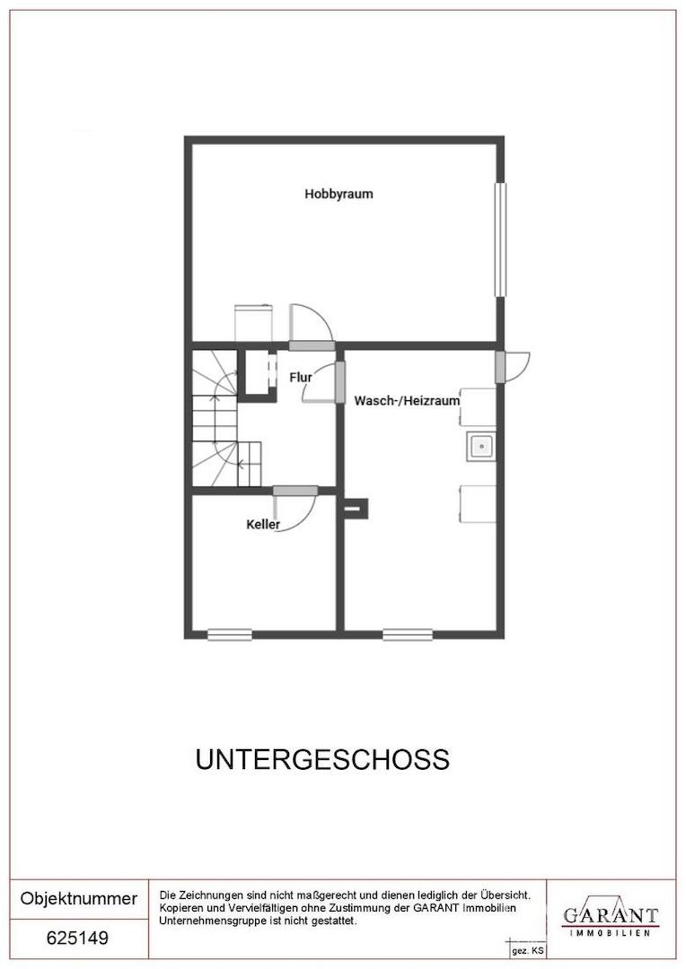 Grundriss Untergeschoss