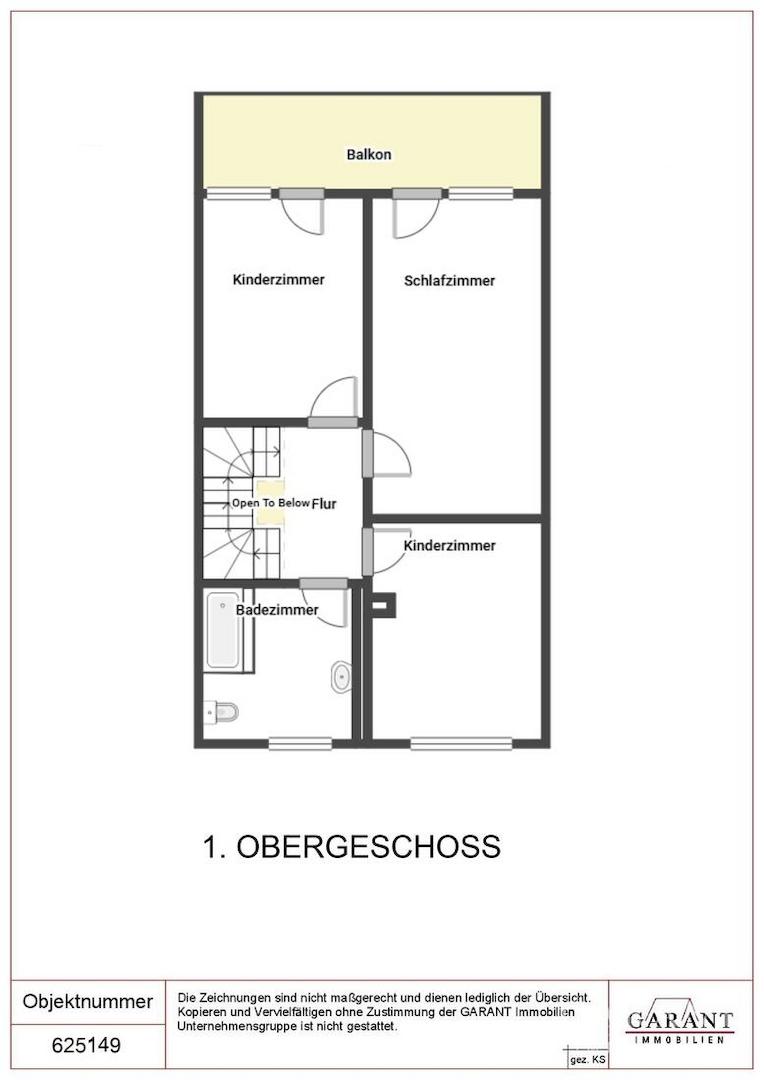 Grundriss Obergeschoss