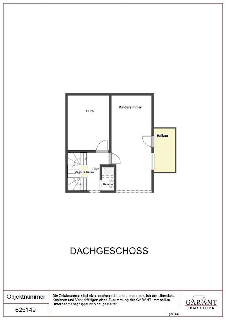 Grundriss Dachgeschoss