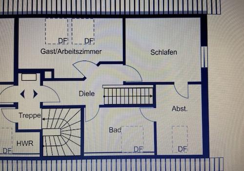 Grundriß Wohnung Obergeschoß