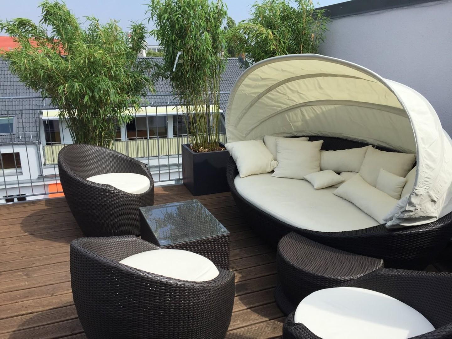 Terrasse im Sommer 2