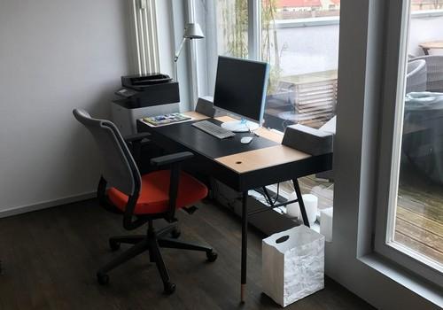 Arbeitsplatz auf Galerie