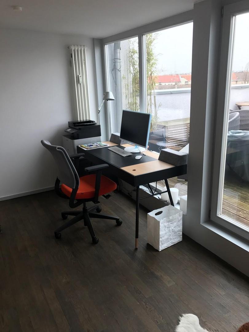 Arbeitsplatz auf Galerie