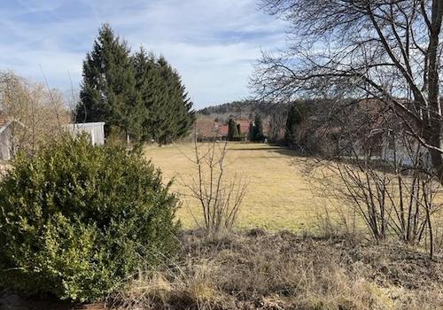 Blick von bestehenden EFH