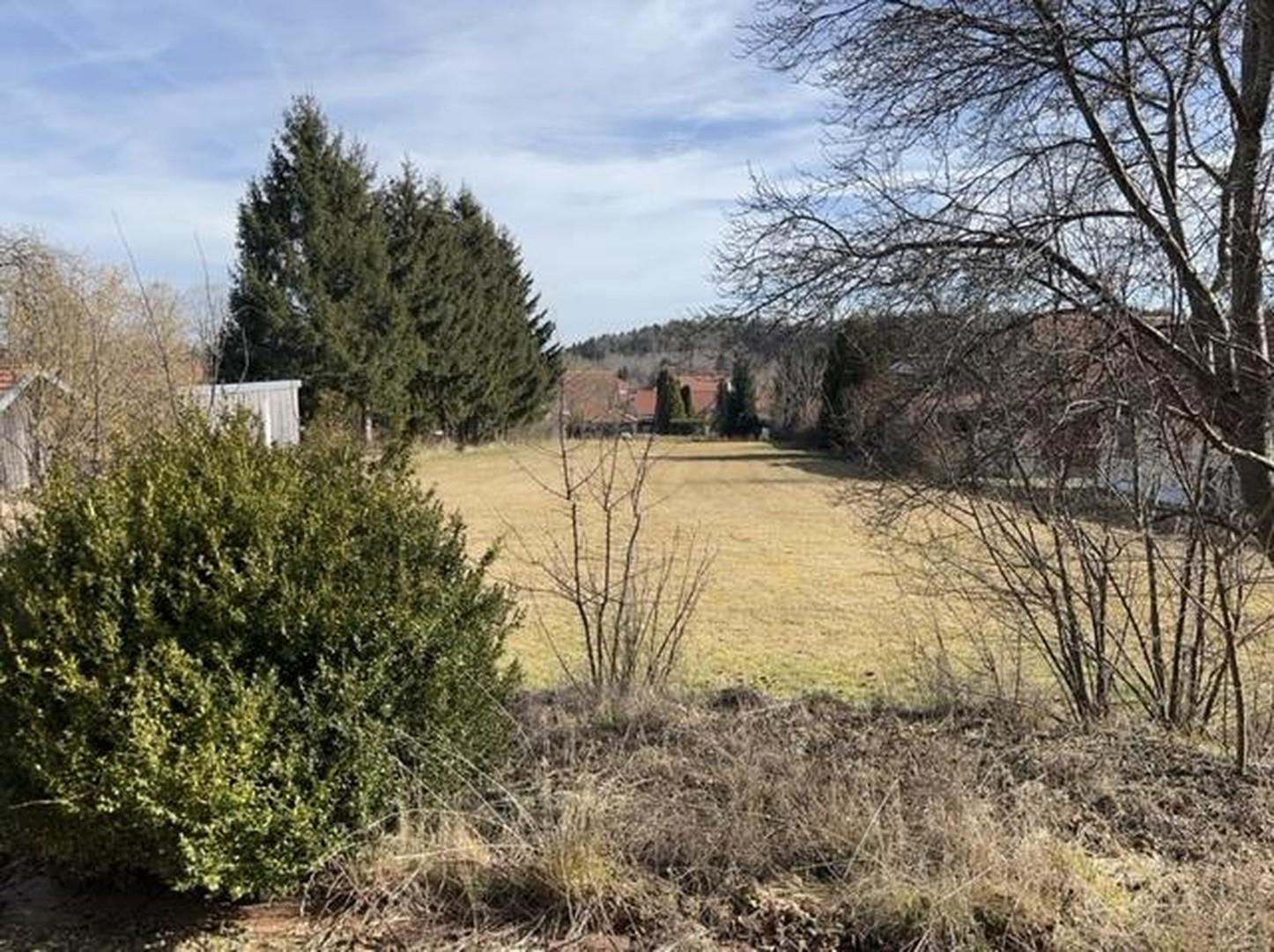 Blick von bestehenden EFH