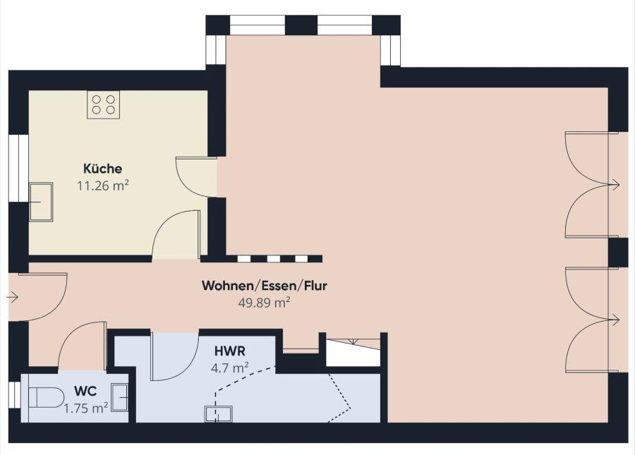 Grundriss Wohnen / Essen_Bild_cb77432c