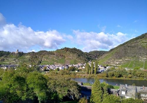 Blick vom Balkon