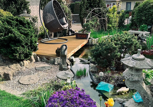 Entschläunigung am Teich