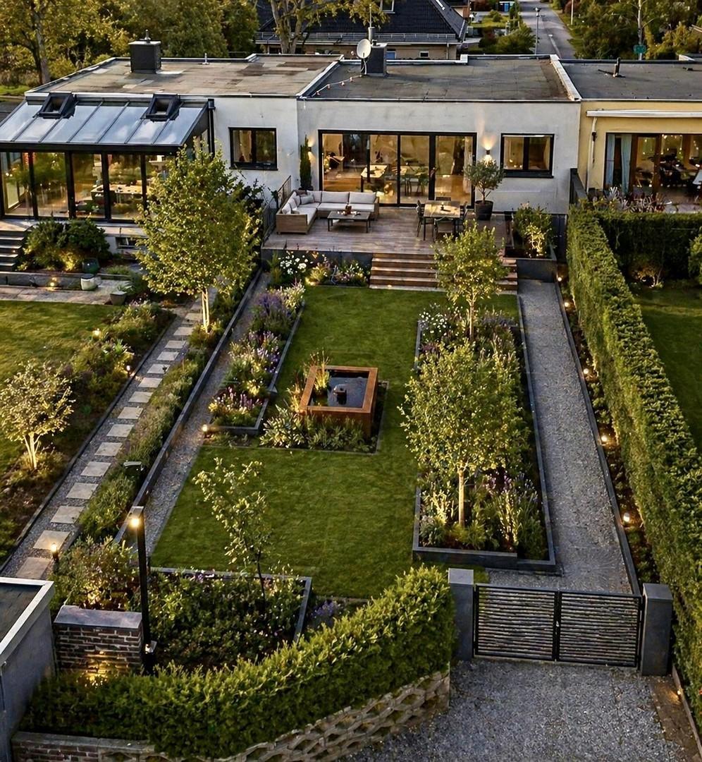 Visualisierung Garten