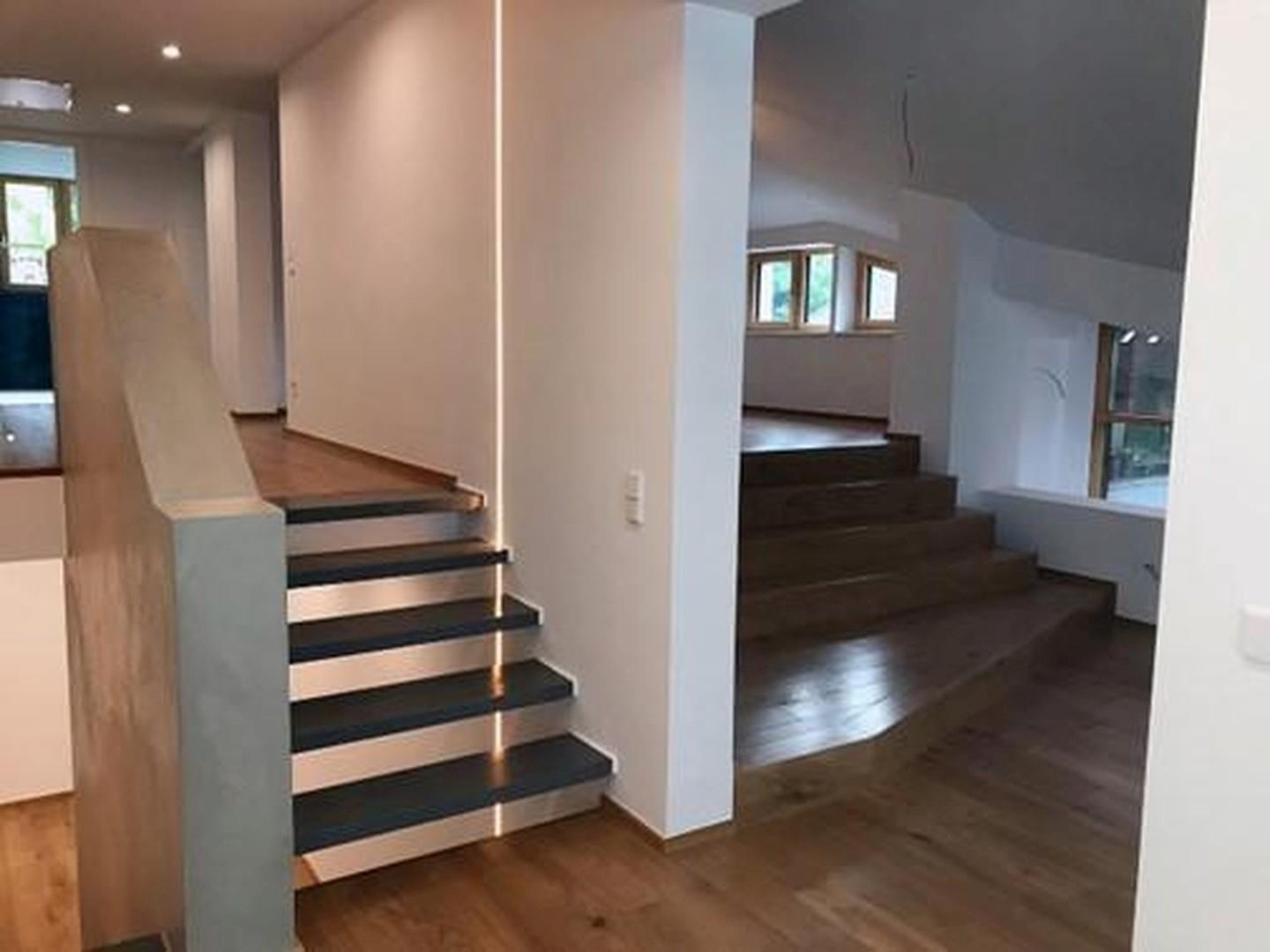 Treppenaus Lichteffekt