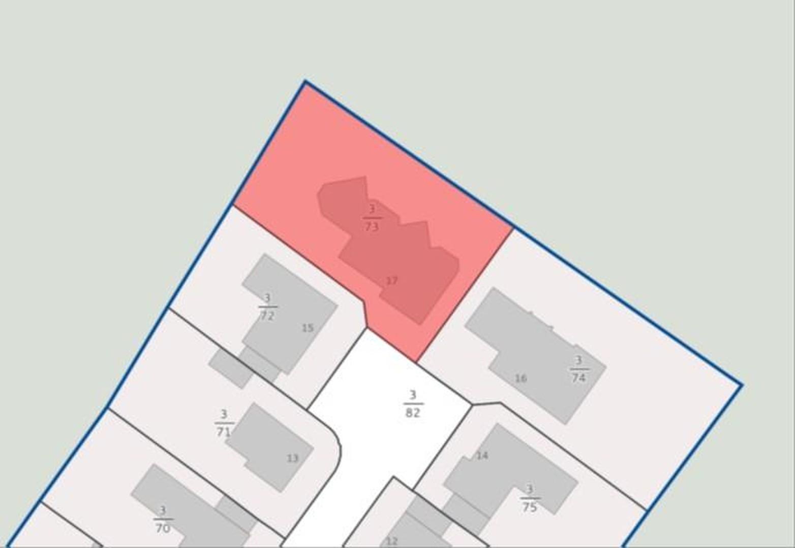 Amtliche Grundstücksfläche