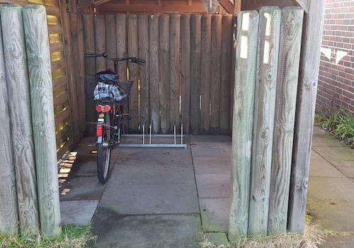 Unterstand Fahrräder