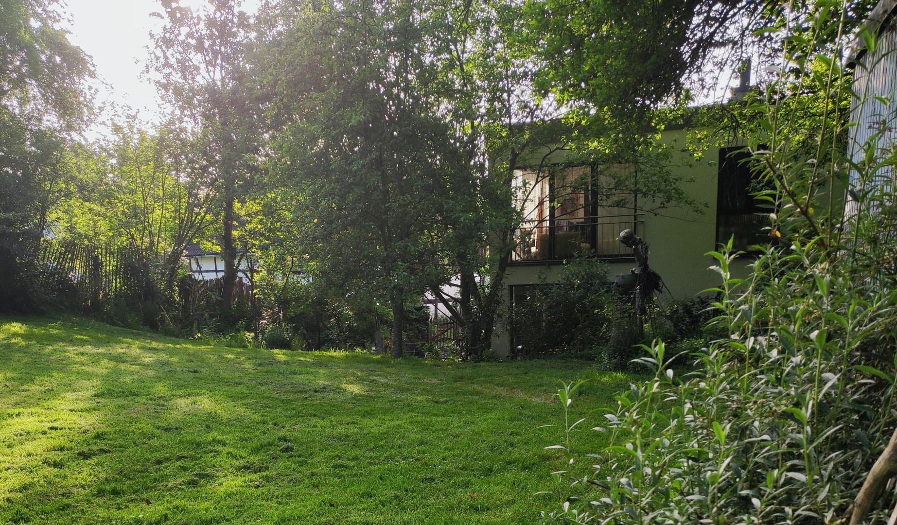 Blick vom Garten aus