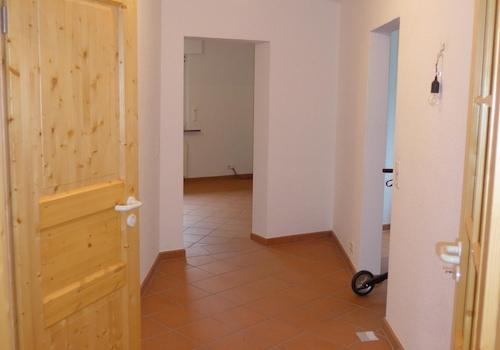 Blick in die Einliegerwohnung