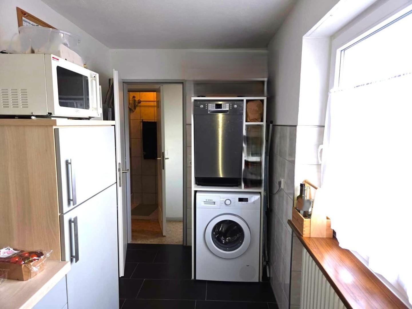 Platz für Wasch-Trockenturm