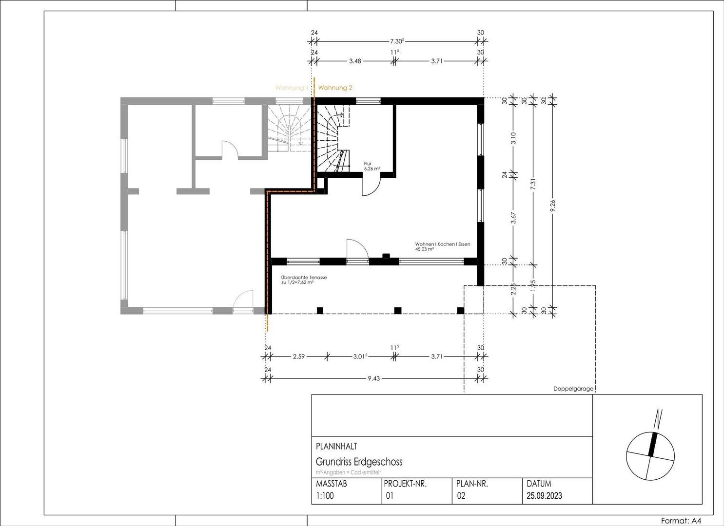 Grundriss Erdgeschoss
