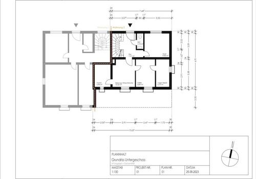 Grundriss Untergeschoss