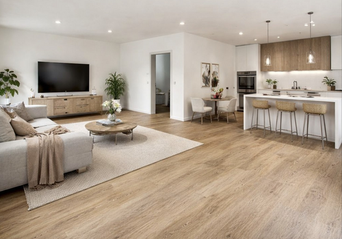 Wohnzimmer mit KI gearbeitet