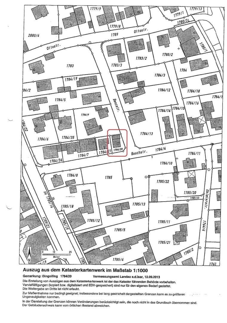 Amtl. Lageplan