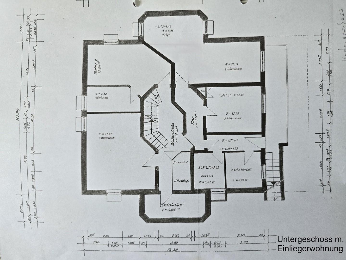 Grundriss UG mit ELW