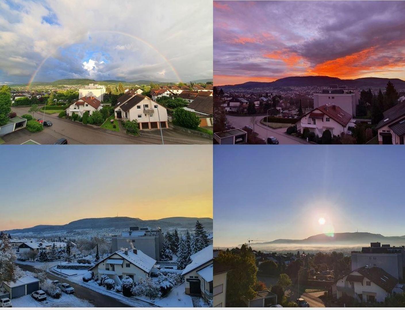 Ausblick Collage