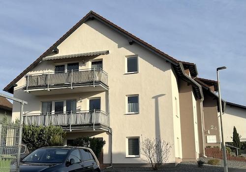 Balkon mit Markise