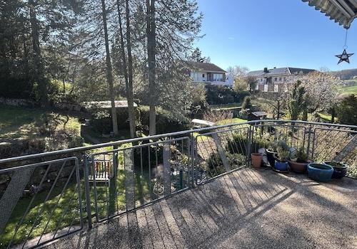 Balkon am Wohnzimmer im OG