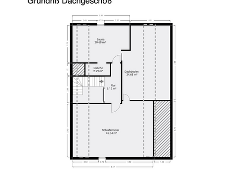 Grundriss Dachgeschoss