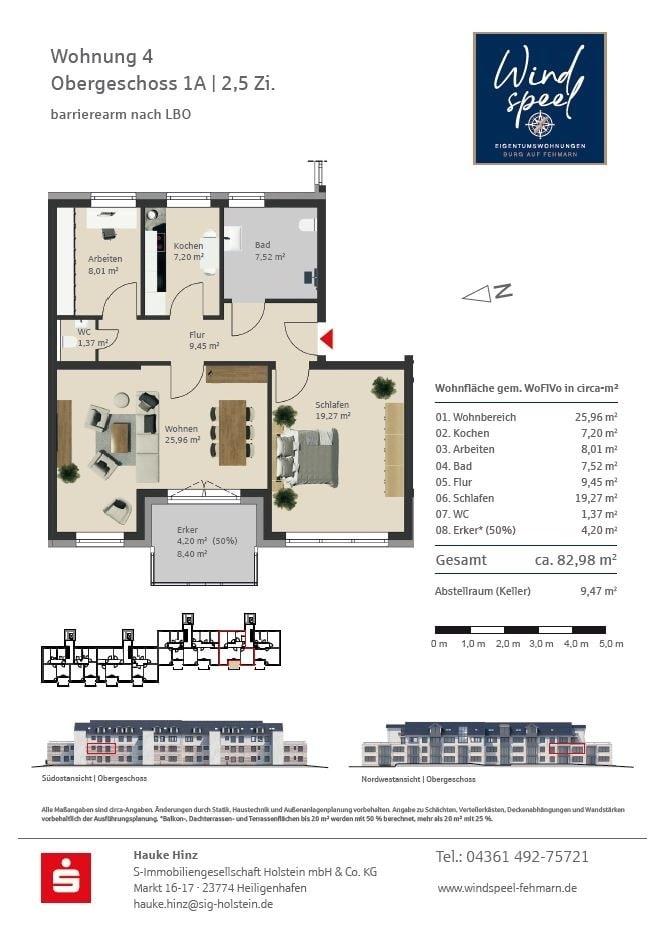 Grundriss Wohnung 4