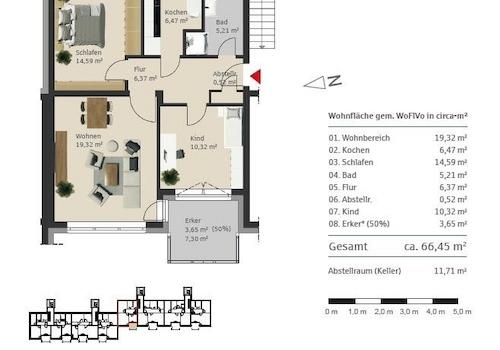 Grundriss Wohnung 10