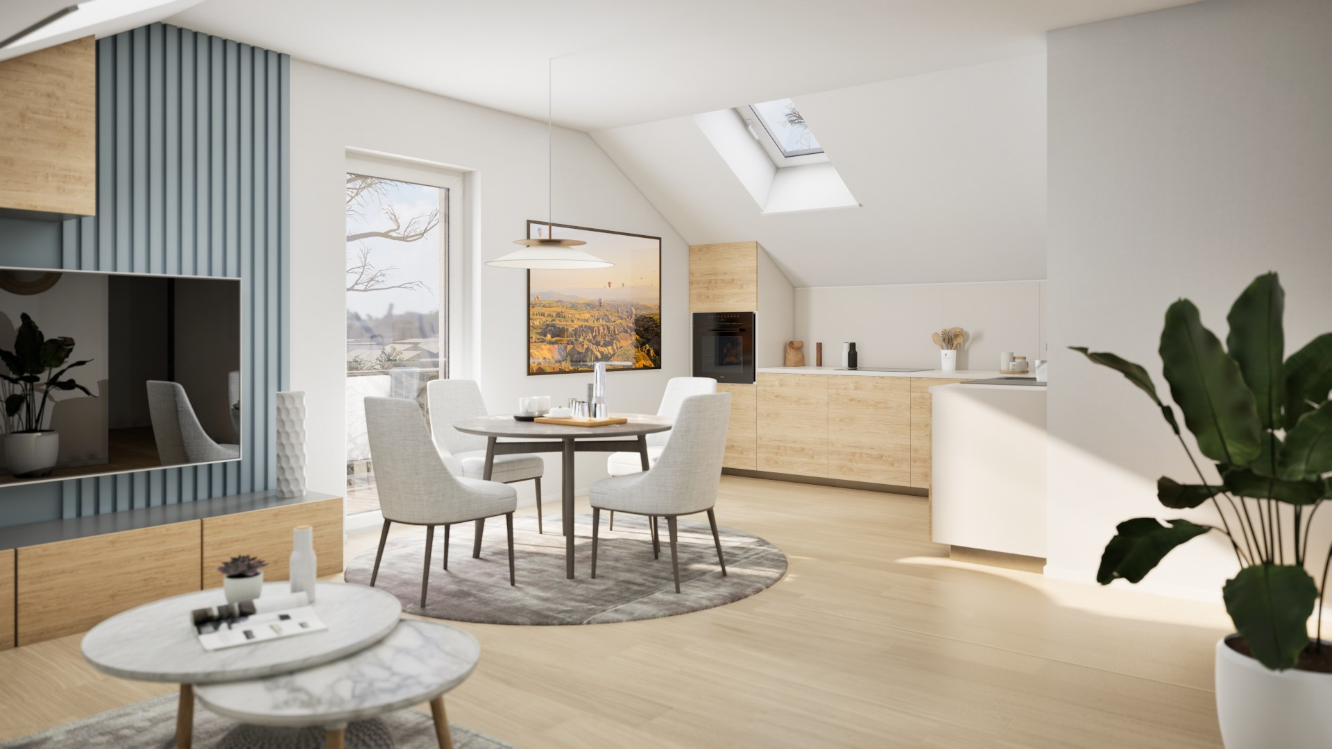 Visual Küche/Wohnen/Essen