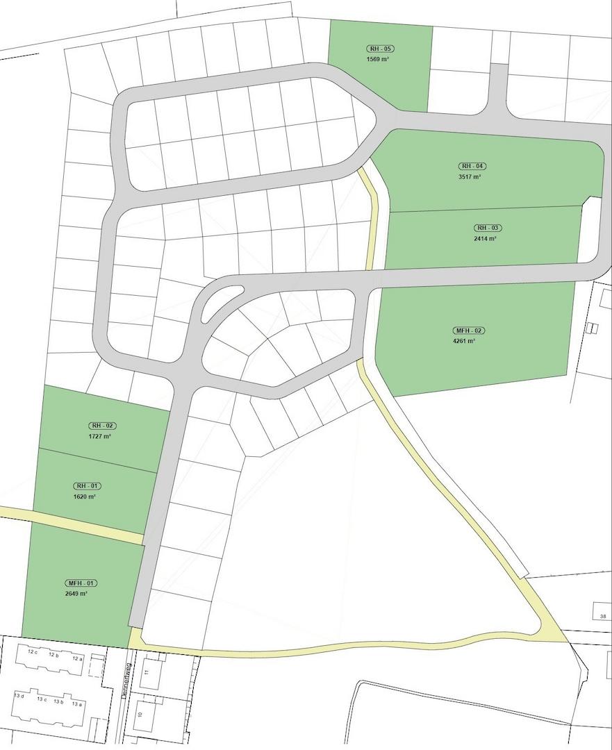 Grundstücksplan - gesamt
