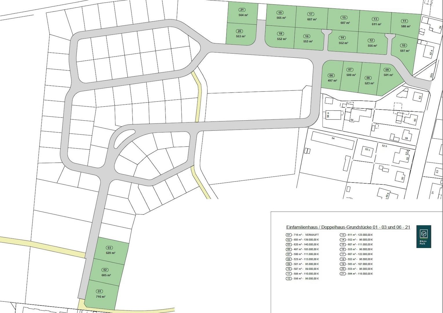 Grundstücksplan - gesamt