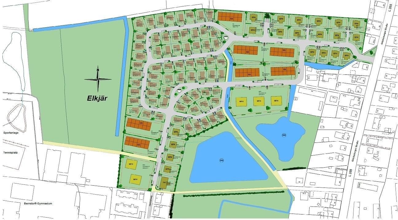 Lageplan - Elkjaer-Park