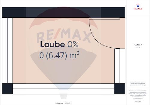 Grundriss Laube
