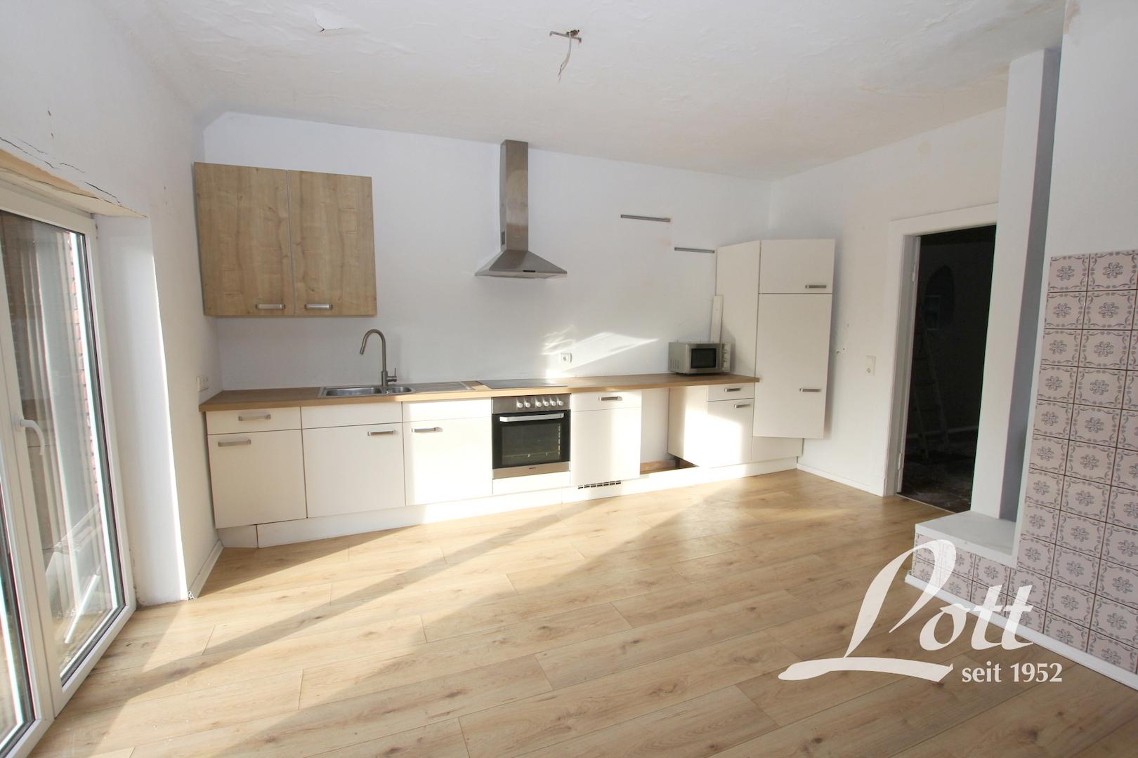 Einliegerwohnung Wohn-, Ess- und Kochbereich