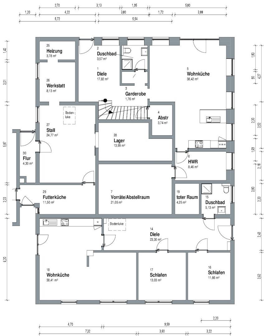 Grundriss Erdgeschoss