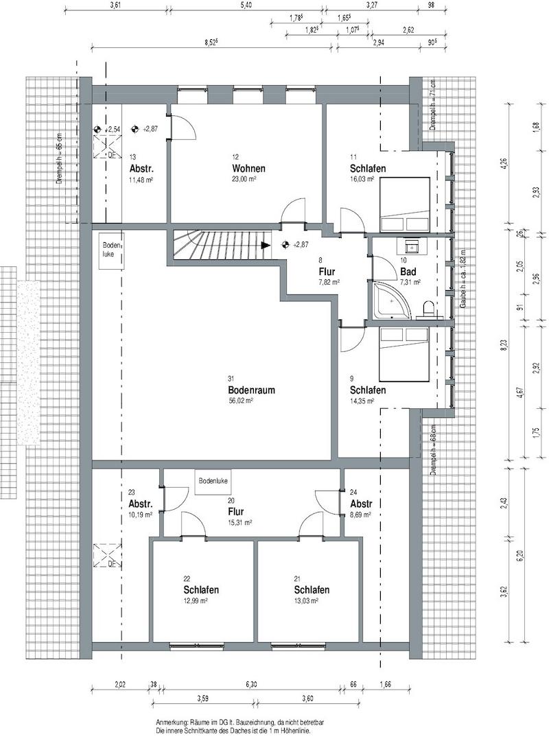 Grundriss Dachgeschoss