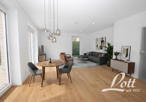 Visualisierung Wohn- und Esszimmer