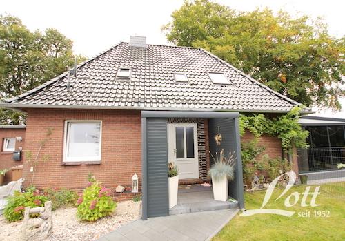 Überdachter Hauseingang