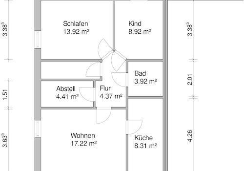 Grundriss Dachgeschoss