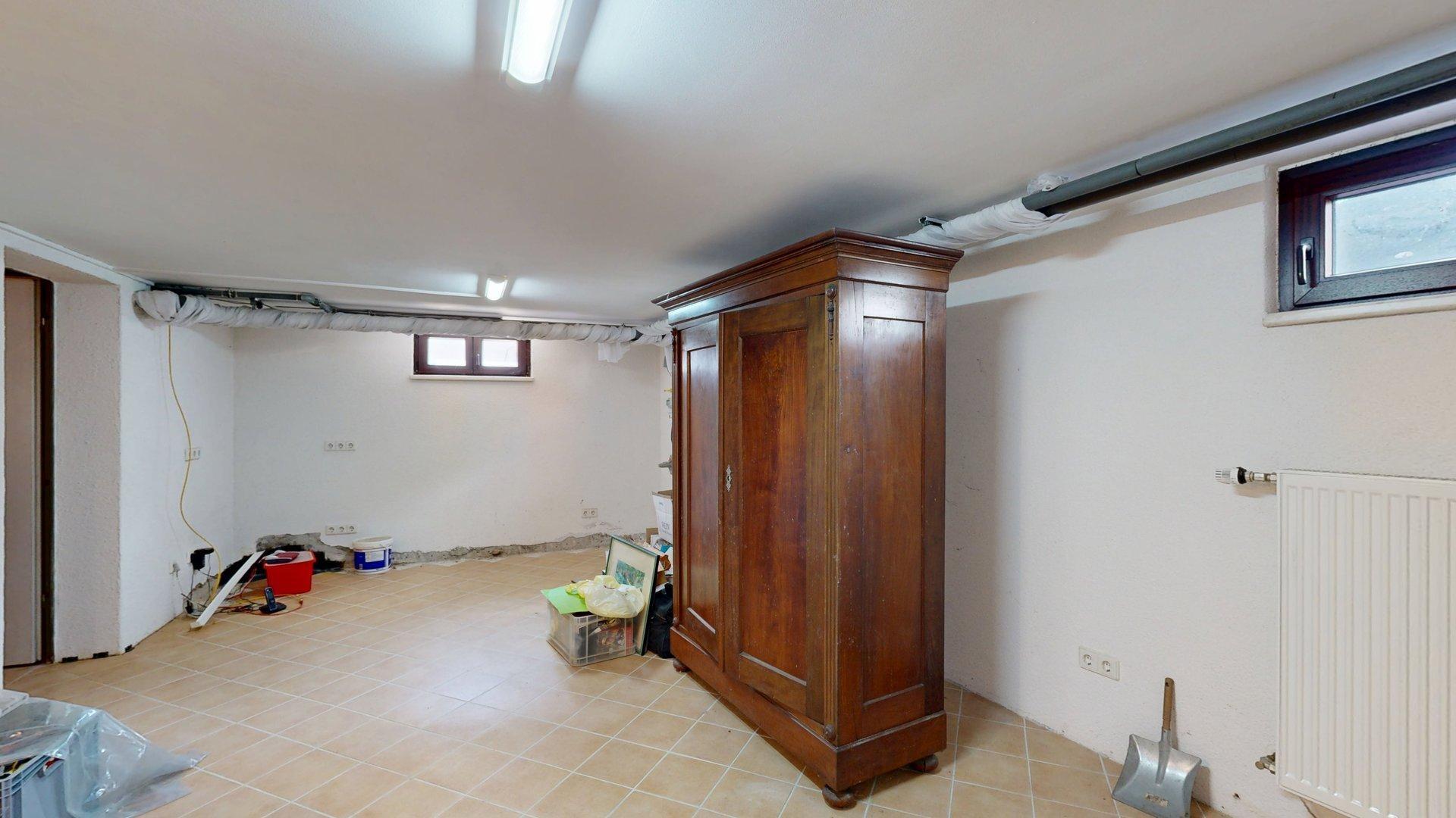 Kellerraum ausgebaut