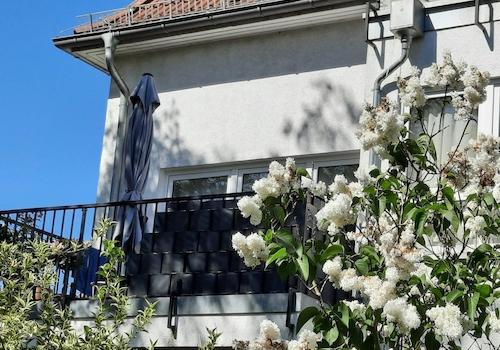 Balkon von außen