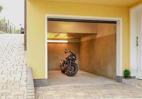 Blick in die Garage