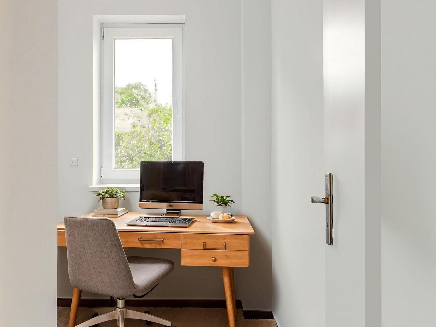 Arbeitszimmer im Obergeschoss