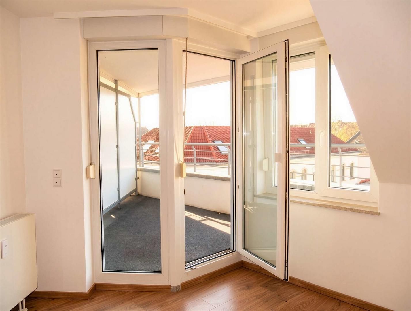 Zugang zum Balkon