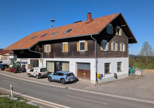 Ansicht von der Straße